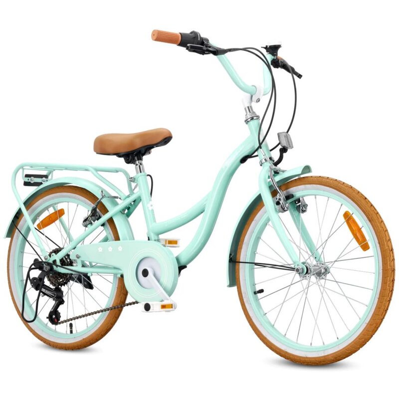 Rower dziecięcy SUN BABY Retro Bike 20 cali Miętowy Wzrost: 115-135 cm Wiek: 6-8 lat