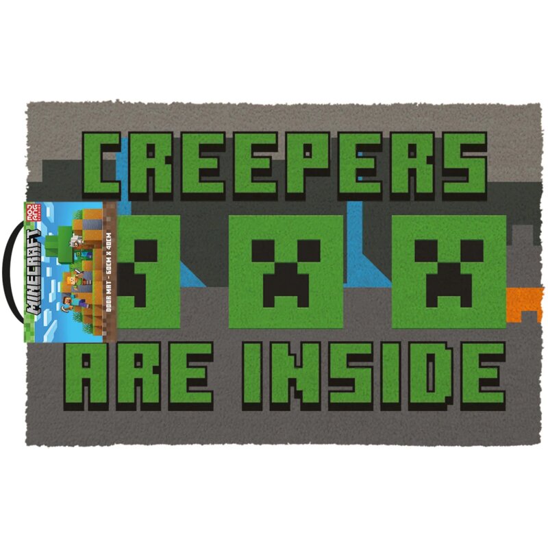 Wycieraczka PYRAMID Minecraft (Creepers Need Hugs) GP2400479 Wielokolorowy 40 x 60 cm