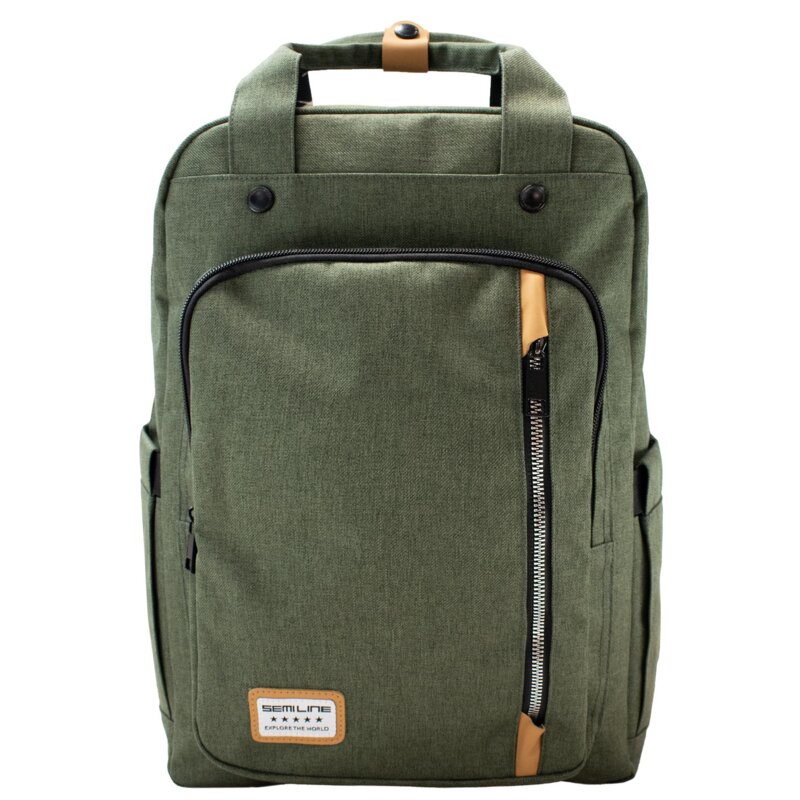 Plecak na laptopa SEMI LINE L2005-6 15.6 cali Khaki