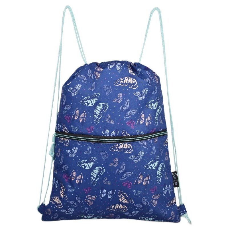 Worek SEMI LINE J4682 Motyle Niebieski