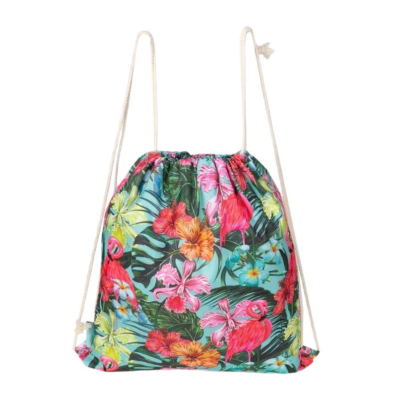 Worek SEMI LINE L2022 Flamingi Kwiaty