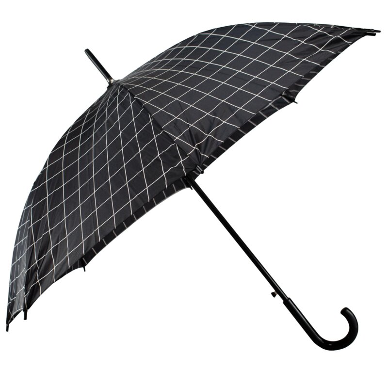 Parasol SEMI LINE L2037-5 Czarno-biały