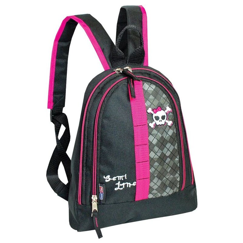 Plecak SEMI LINE 4790 Czarno-różowy