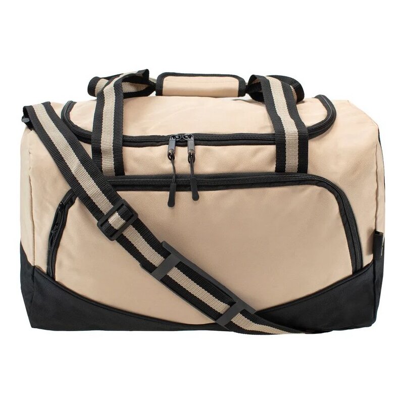 Torba sportowa SEMI LINE A3026-7 Kremowo-czarny