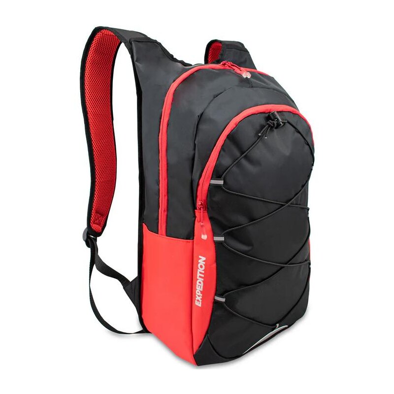 Plecak SEMI LINE A3036-2 Czarno-czerwony