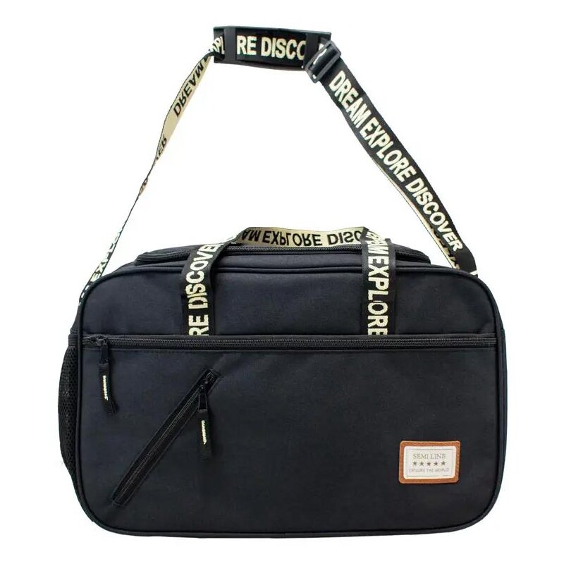 Torba SEMI LINE T5785-2 Czarno-biały