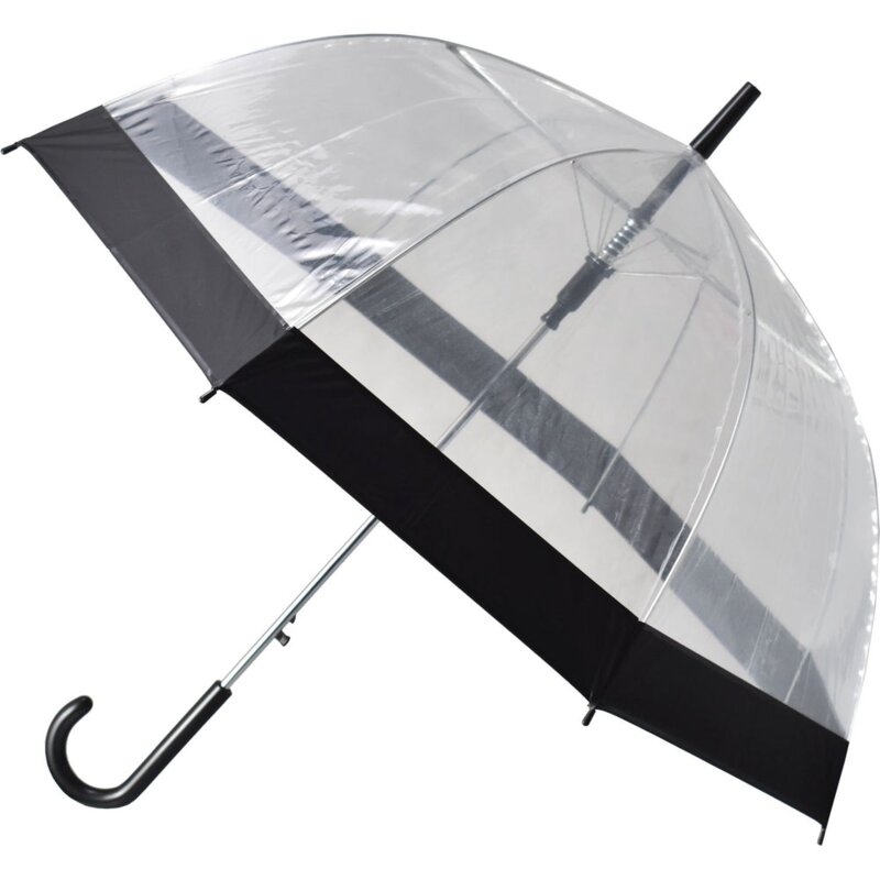 Parasol SEMI LINE 2507-0 Transparentno-czarny