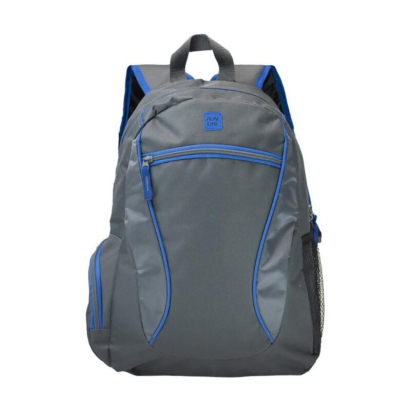 Plecak SEMI LINE J4917-3 Szaro-niebieski