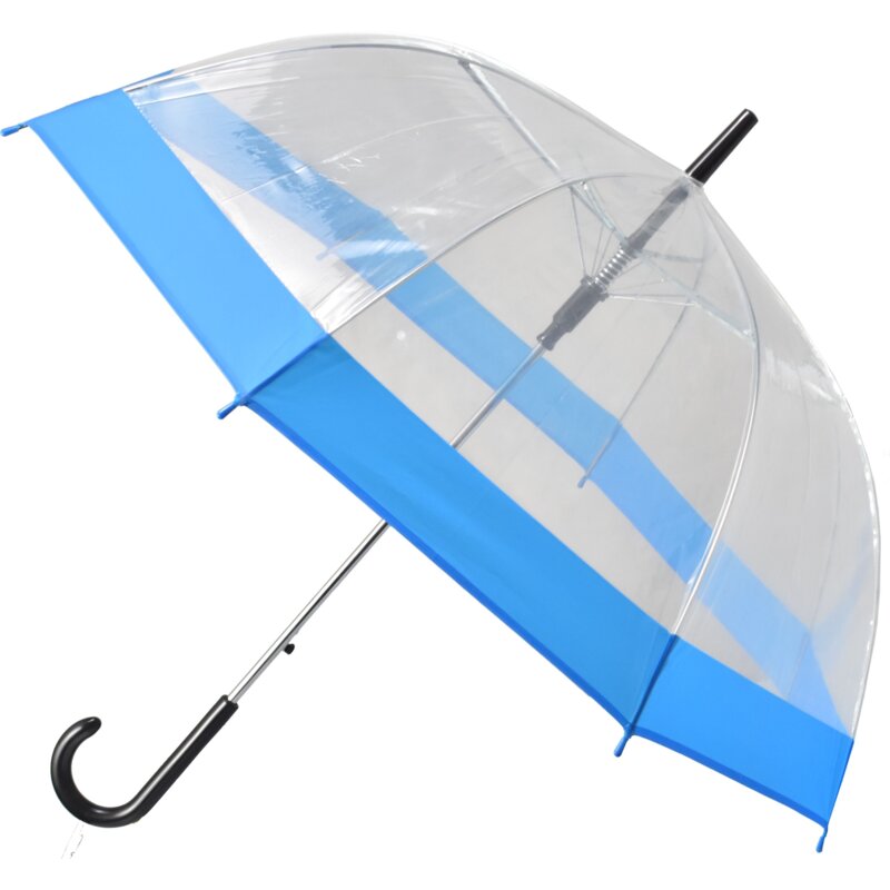Parasol SEMI LINE 22507-4 Transparentno-niebieski
