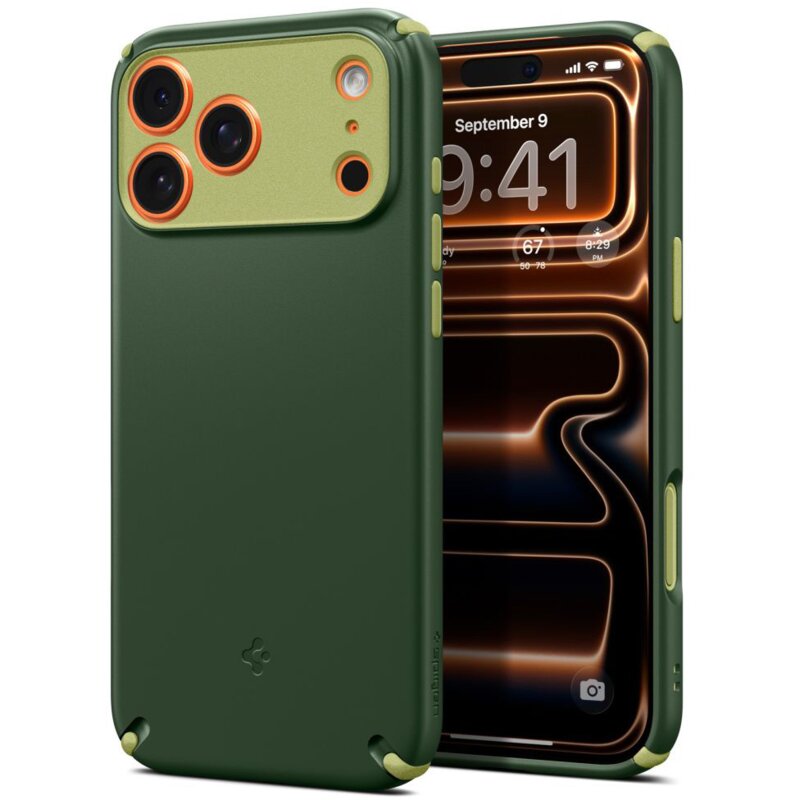 Spigen Nano Pop Hybrid Mag MagSafe do iPhone 17 Pro Max Zielony