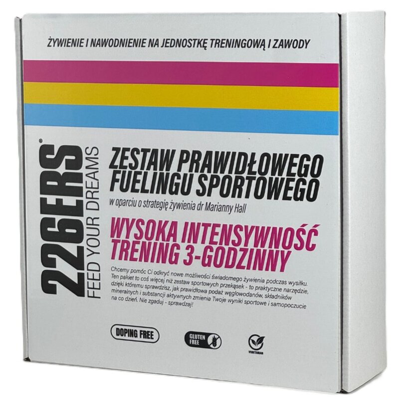 Zestaw prawidłowego fuelingu 226ERS Wysoka intensywność 3 godziny