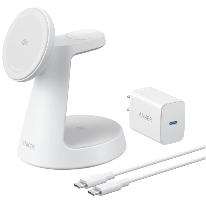 Anker 3w1 MagGo Pad Biały