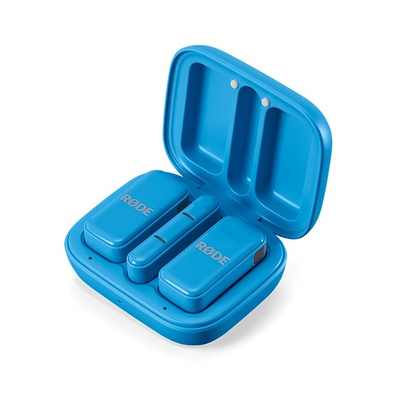 System bezprzewodowy RODE Wireless Micro USB-C Dookólny Niebieski