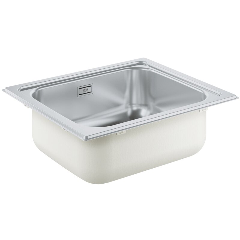 Zlewozmywak jednokomorowy GROHE K200 31719SD0 Stal szlachetna 45.7x53.3