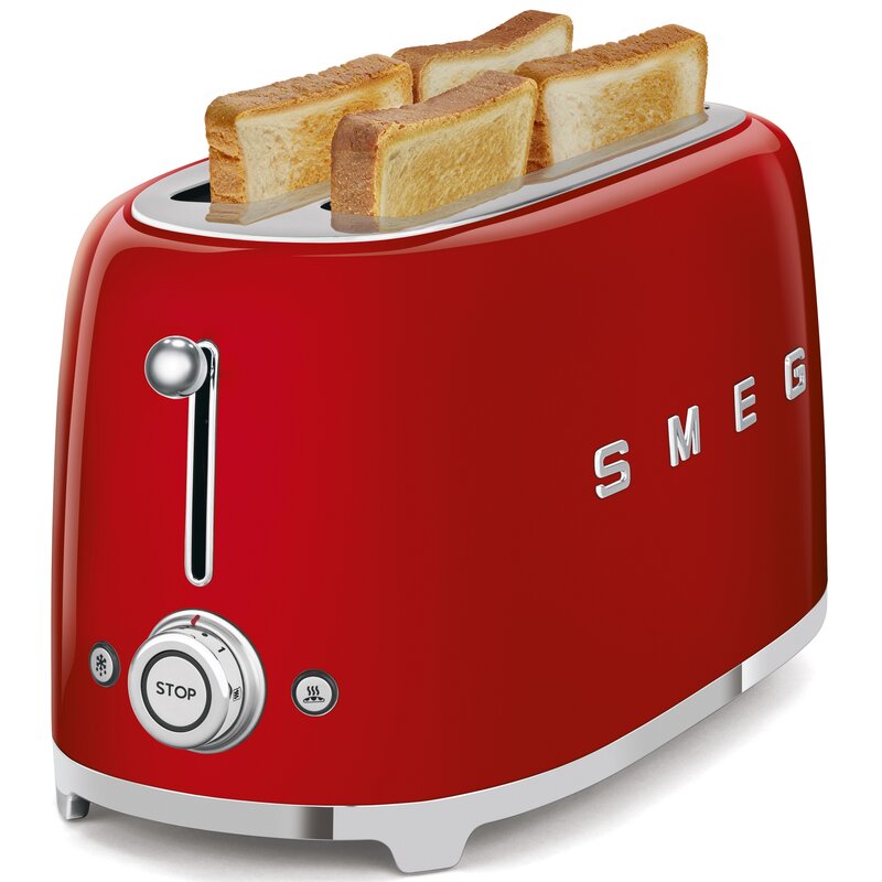 Toster SMEG TSF02RDEU Czerwony