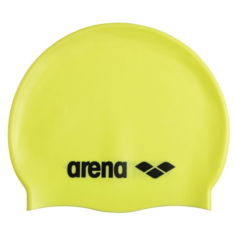 Czepek silikonowy na basen Arena Classic jasny żółty