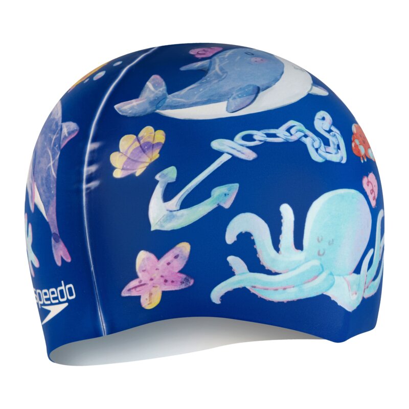 SPEEDO CZEPEK DIGITAL PRINTED CAP JU JUNIOR MULTI/BLUE 8-1352517686