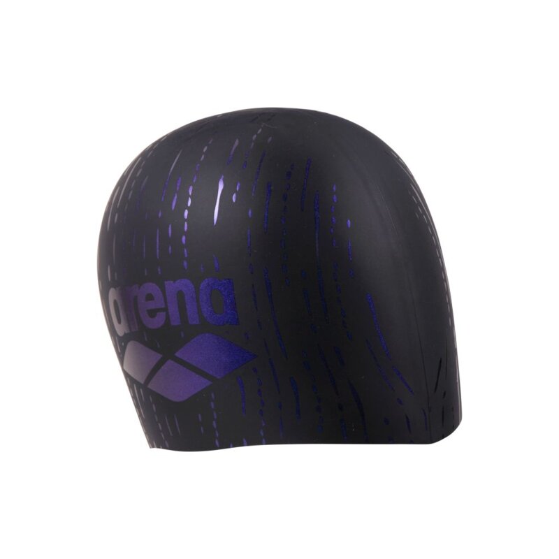 Czepek silikonowy na basen Arena Shine Black - Blue