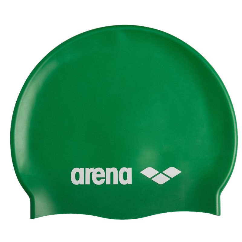 Czepek silikonowy na basen Arena Classic Zielony