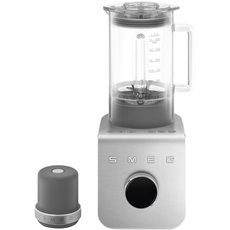 Blender kielichowy SMEG BLC02BLMEU Srebrno-czarny