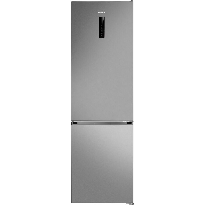 Lodówka AMICA FK3706T.2DFZSiC (D) No frost 200cm Inox