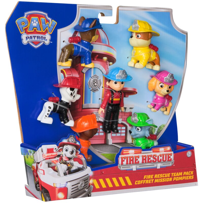 Zestaw figurek SPIN MASTER Psi Patrol Fire Rescue pieski i Ryder 20151962 6072961