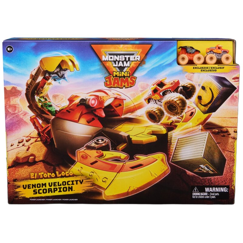 Tor samochodowy wyrzutnia SPIN MASTER Monster Jam Venom Velocity Scorpion