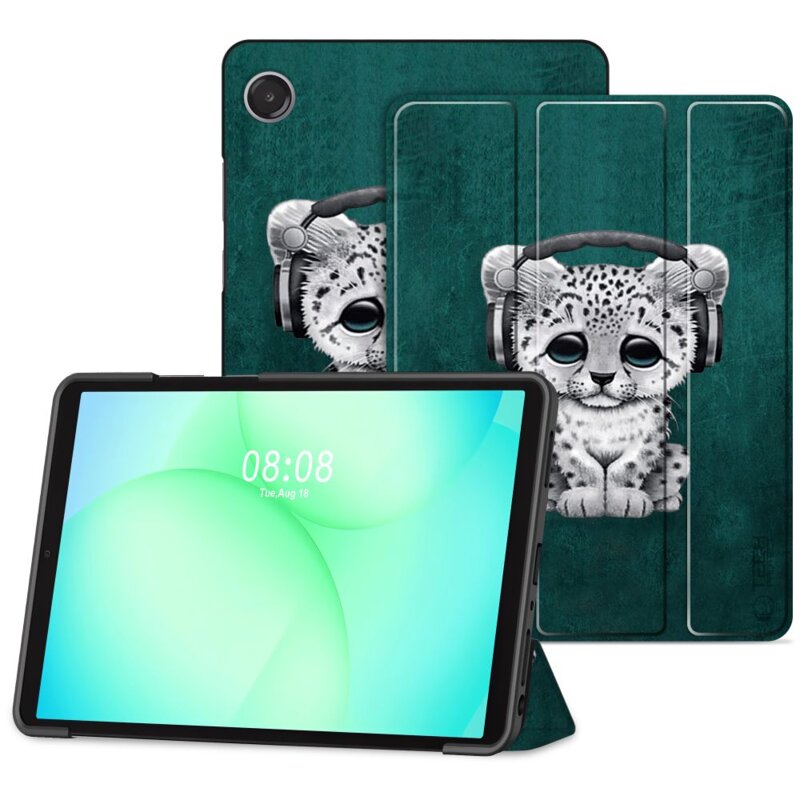 Etui na Samsung Galaxy Tab A9+/A11+ TECH-PROTECT SmartCase Ciemnozielony