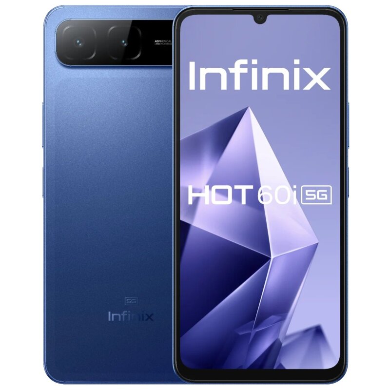 Smartfon INFINIX Hot 60i 5G 8/256GB 6.75" 120Hz Niebieski