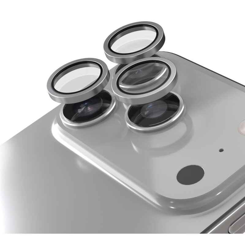Nakladka na obiektyw ETTERI Camera Lens Protector do Apple iPhone 17 Pro/17 Pro Max Szary