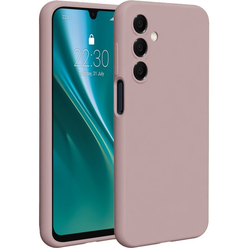 Etui ETTERI Silicone Case do Samsung Galaxy A17 5G Jasnoróżowy
