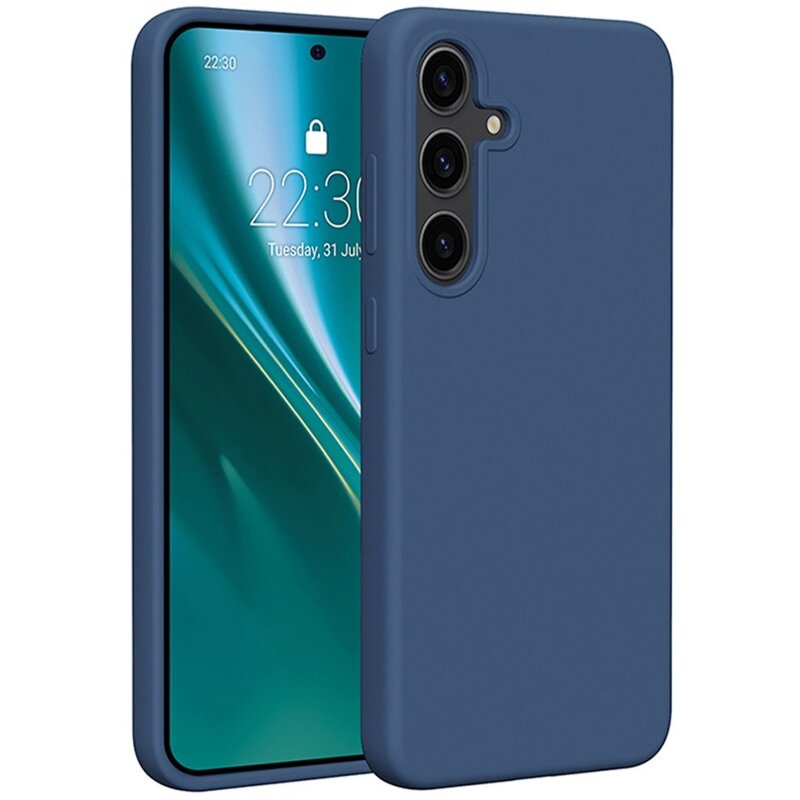 Etui ETTERI Silicone Case do Samsung Galaxy A17 5G Ciemnoniebieski