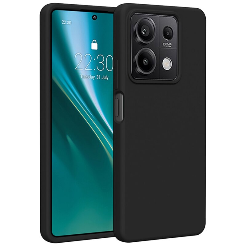 Etui ETTERI Silicone Case do Xiaomi Redmi 15C 5G Czarny