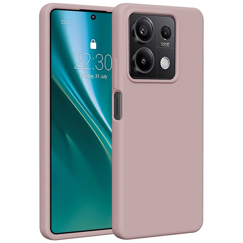 Etui ETTERI Silicone Case do Xiaomi Redmi 15C 5G Jasnoróżowy