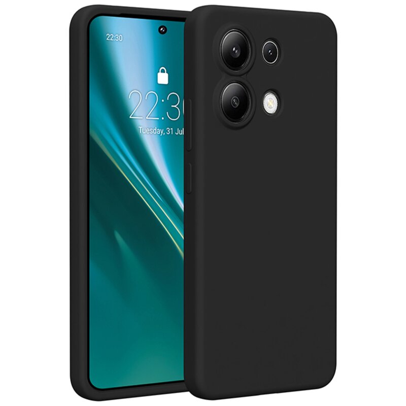 Etui ETTERI Silicone Case do Xiaomi Redmi Note 13 4G Czarny
