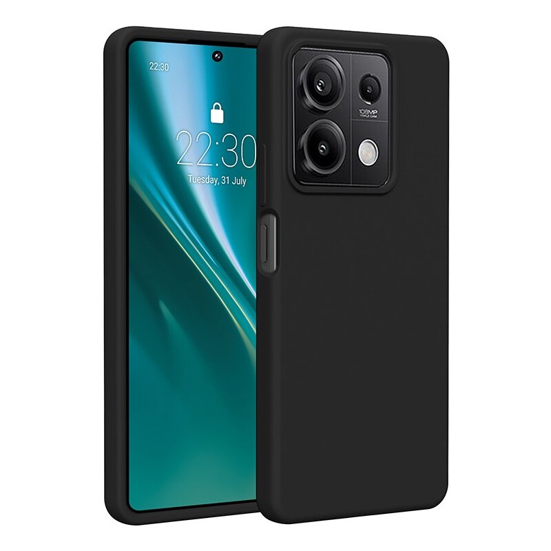 Etui ETTERI Silicone Case do Xiaomi Redmi Note 13 5G Czarny