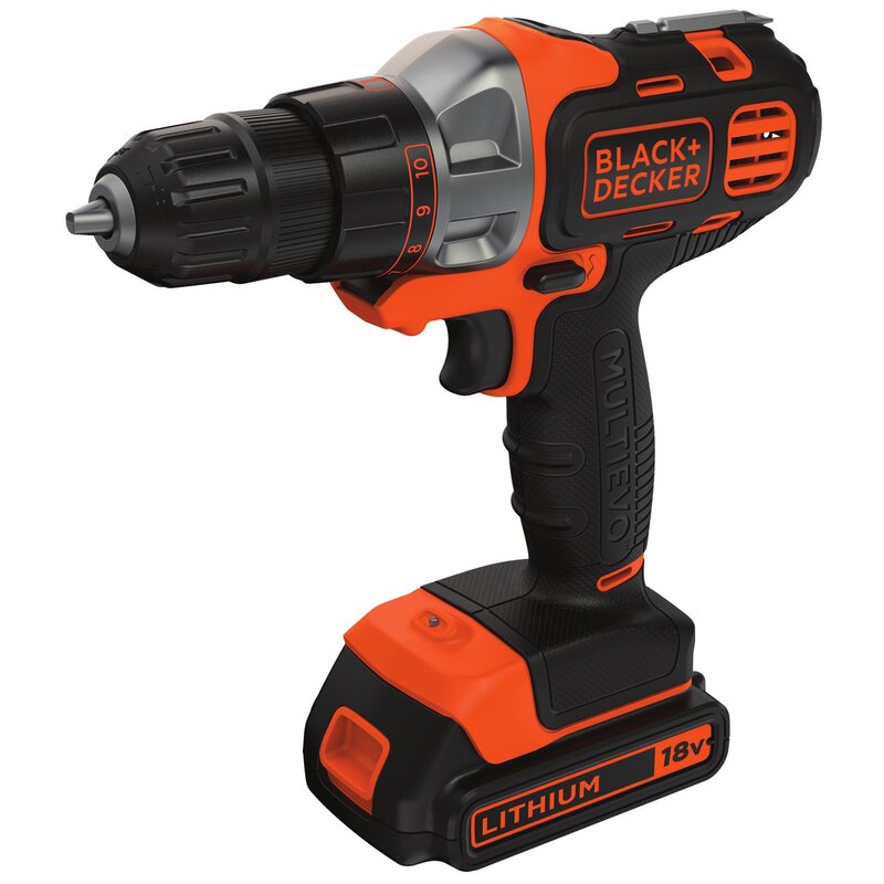 Wiertarko-wkrętarka BLACK&DECKER Multievo 18 V MT218KB-QW zestaw akumulatorów