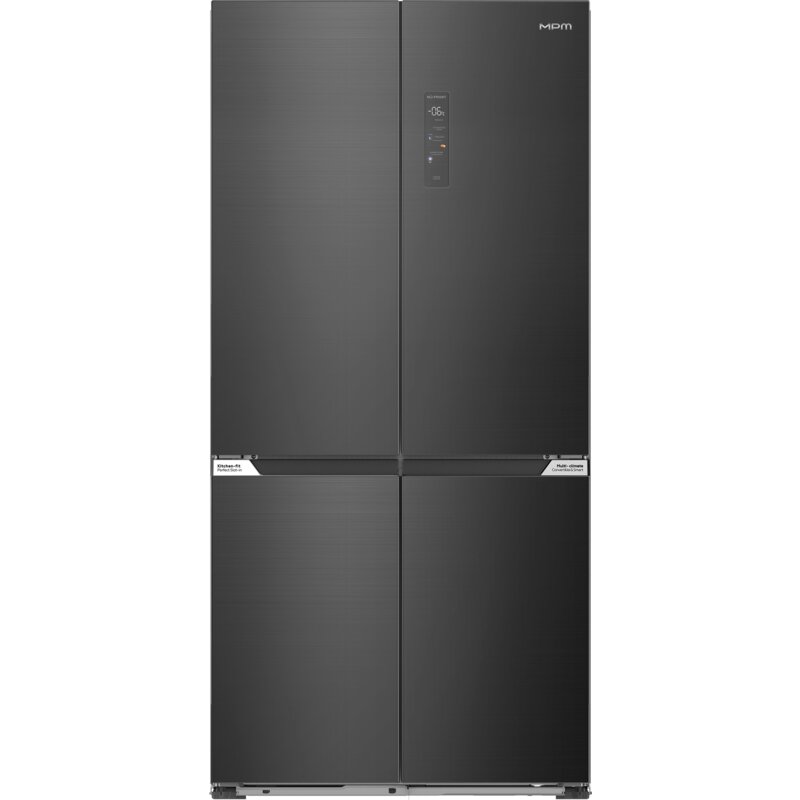 MPM SBS 503-SSI-12/D Pełny No Frost 190cm do obudowy Komora świeżości Night Inox