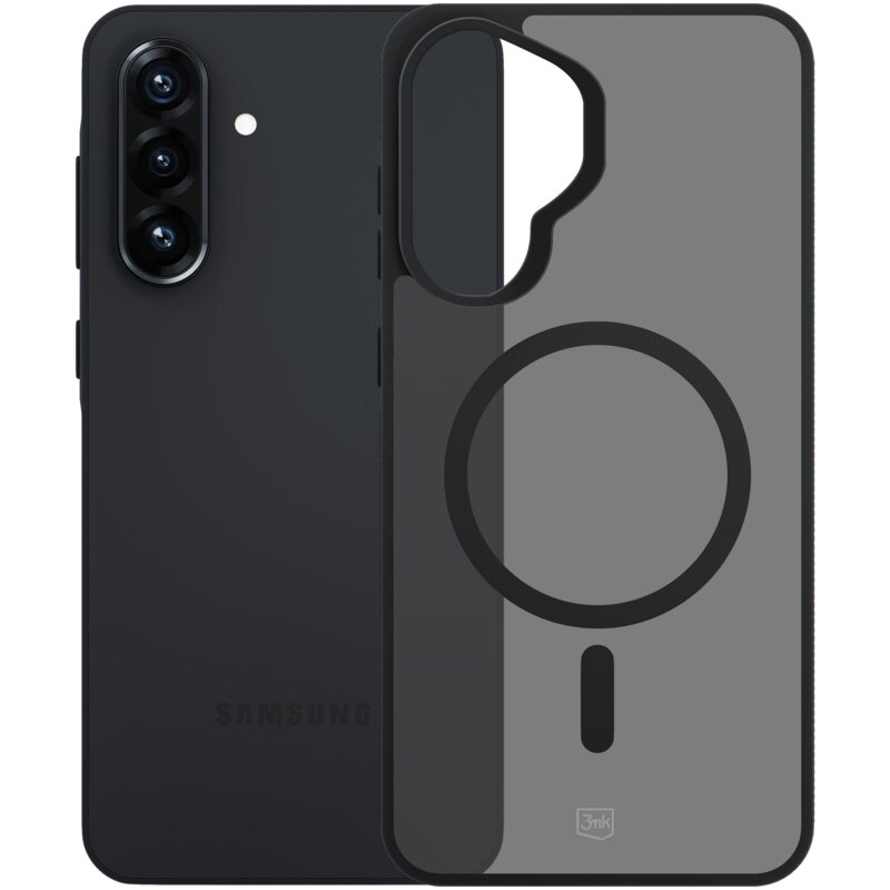 Etui XLINE MagSystem Smoke Guardx do Samsung Galaxy A57 Przezroczysto-czarny