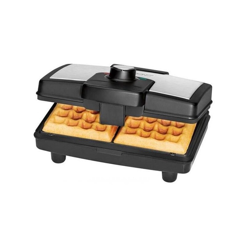 Gofrownica CLATRONIC WA 3606 Czarno-srebrny