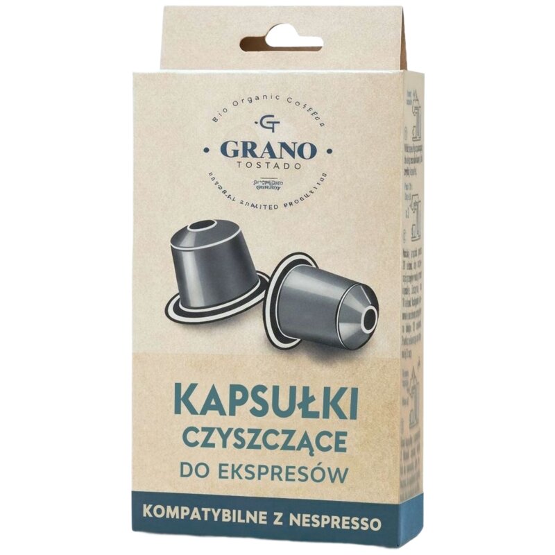Kapsułki czyszczące do ekspresów GRANO TOSTADO Nespresso (10 sztuk)