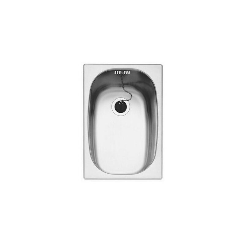Zlewozmywak jednokomorowy TEKA E 1C CN 10132001 Stalowy 40.5x28