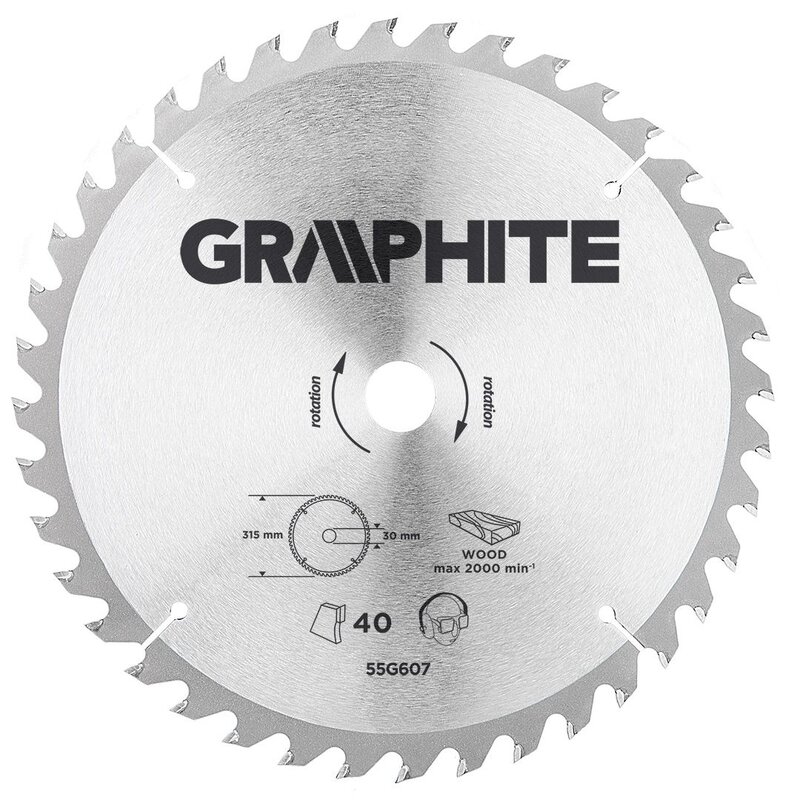Tarcza do cięcia GRAPHITE 55H607 315 mm