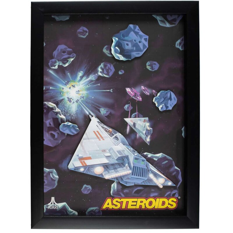 Dekoracja ścienna THUMBS UP Atari 3D Wall Art - Asteroids
