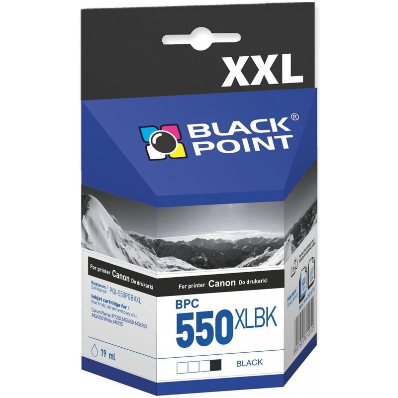 Tusz BLACK POINT BCP550XLBK Zamiennik Canon PGI-550PGBKXL