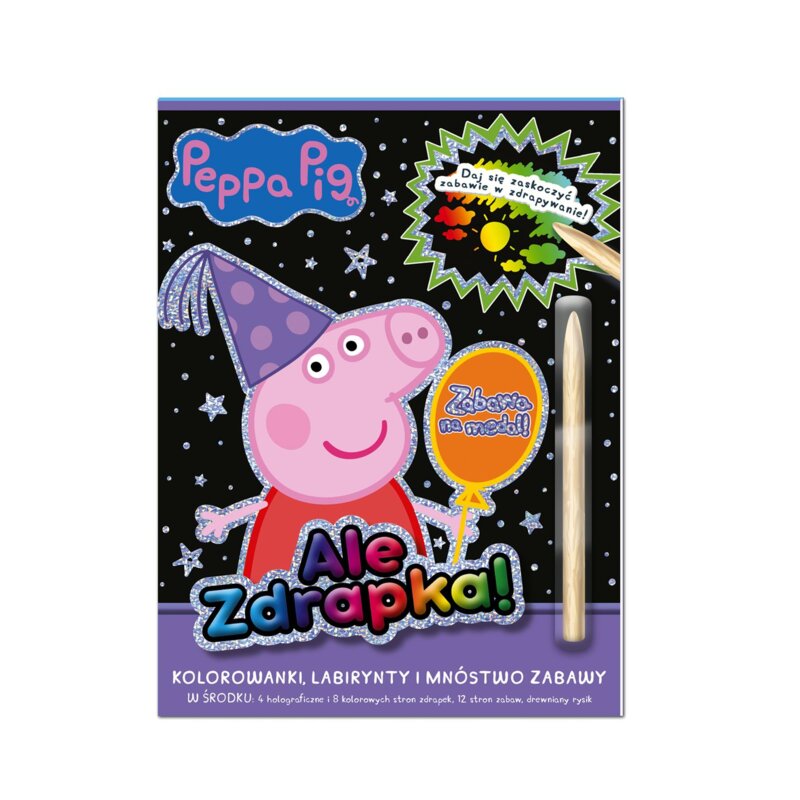 Zabawa na medal! Peppa Pig. Ale zdrapka! Część 2 Praca zbiorowa