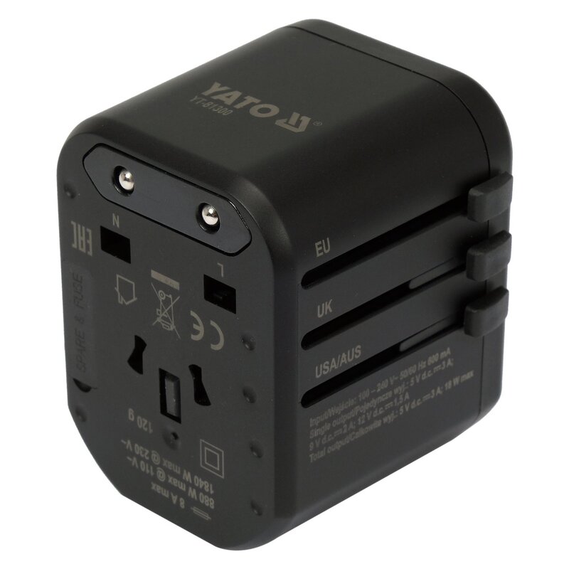 Adapter podróżny YATO YT-81300 (Globalny)