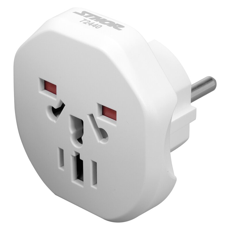 Adapter podróżny STHOR 72440 Świat - Europa