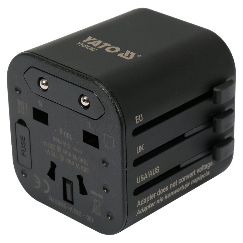 Adapter podróżny YATO YT-81302 (Globalny)