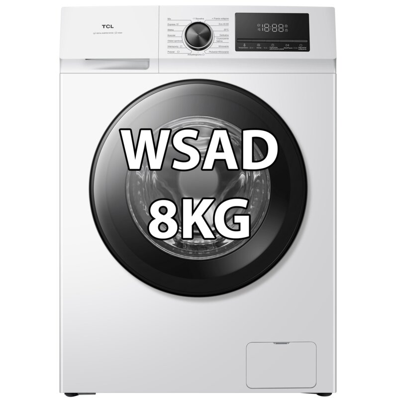 Pralka TCL FF0824WA1PL 8kg 45.6cm 1400obr